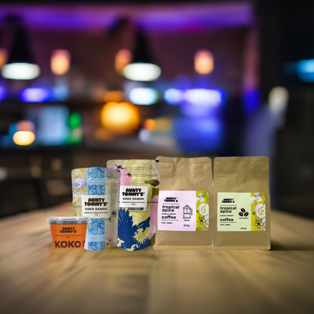 Kofe & Koko Bundle on a counter