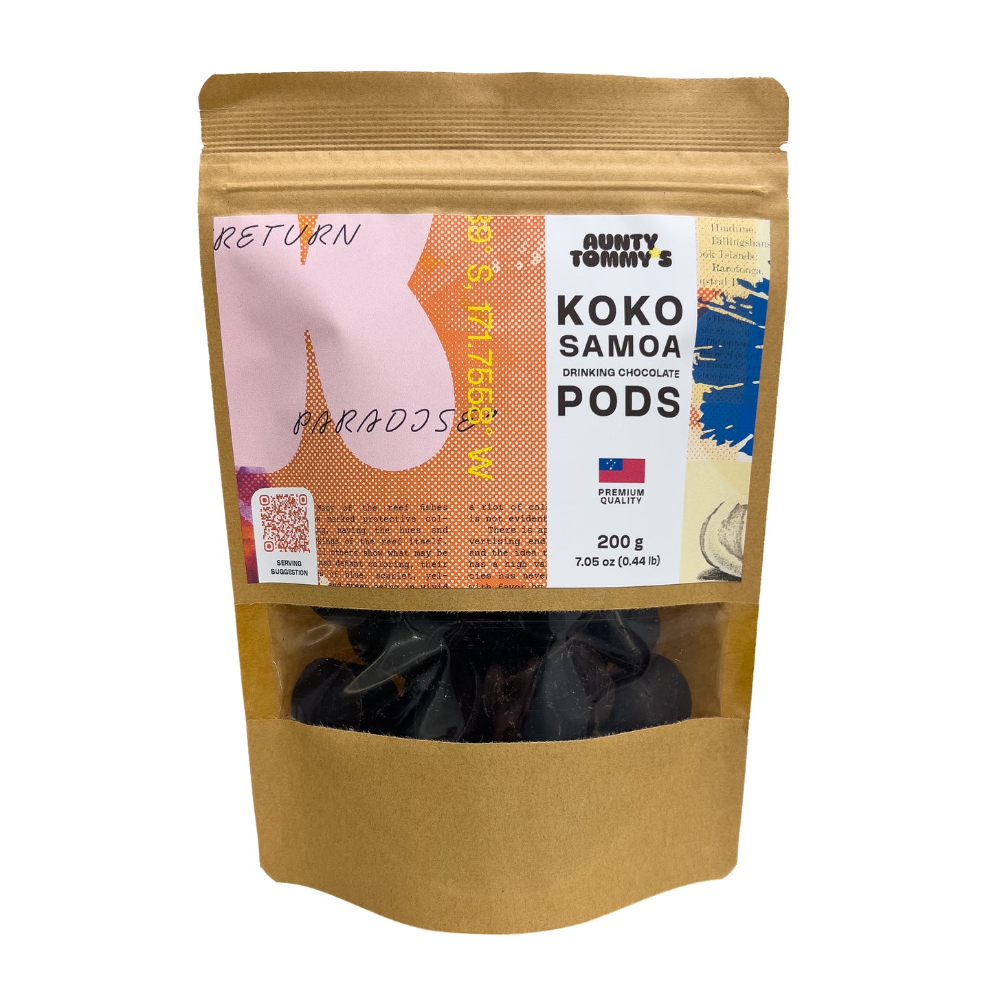 Koko Samoa Block and Pod Bundle Drinking Chocolate Pods