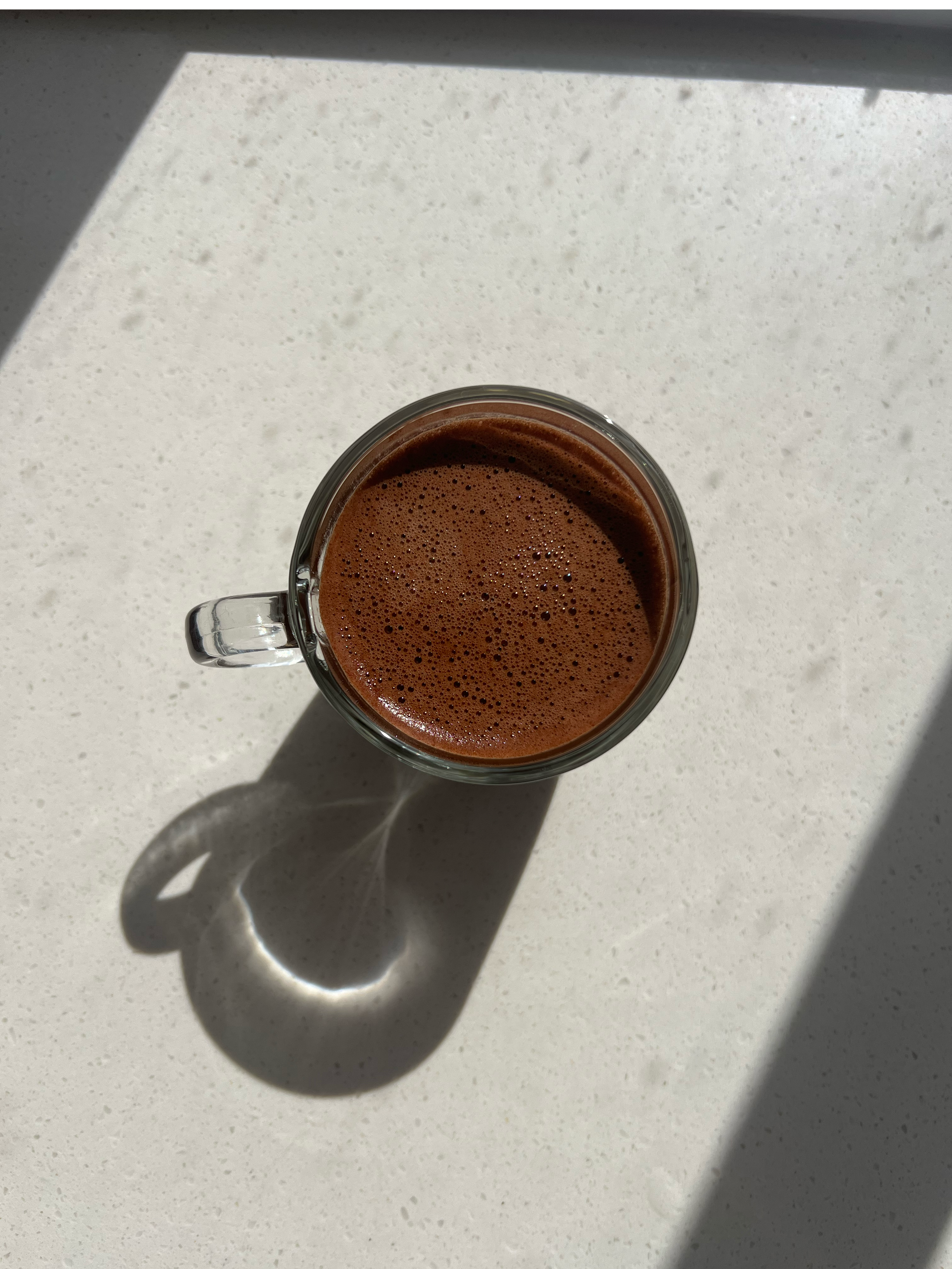 Koko Samoa Pods brewed in a cup — 100% pure cacao drinking chocolate, the national drink of Samoa, Aunty Tommy's NZ.